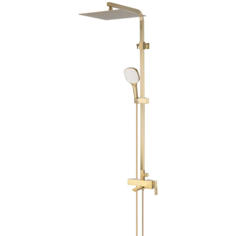 Душова колона із змішувачем KOER KB-56009-12 3 функції (Колір матове золото) (KR5989)