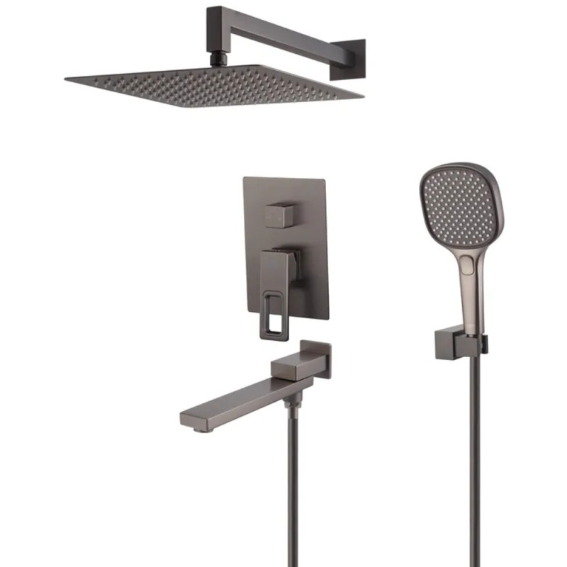 Душова система вбудована KOER KB-66009-07 3 функції (Колір графіт) (KR5991)