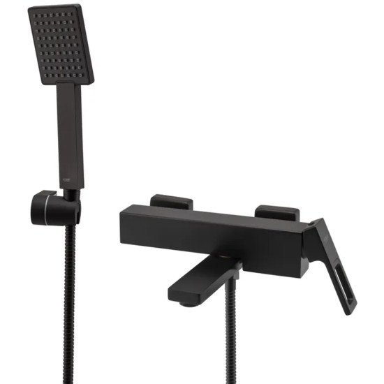 Смеситель для ванны с коротким изливом Koer KB-41009-05 (Цвет черный) (KR3503)