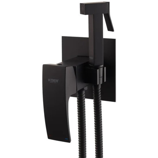 Смеситель для гигиенического душа Koer KB-23007-05 (Цвет черный) (KR3469)