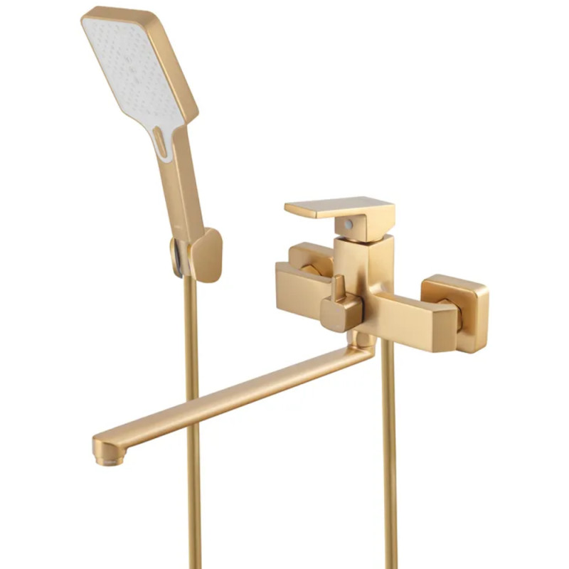 Смеситель для ванны Haiba GAUDI 006 EURO BRUSHED GOLD (HB9598)