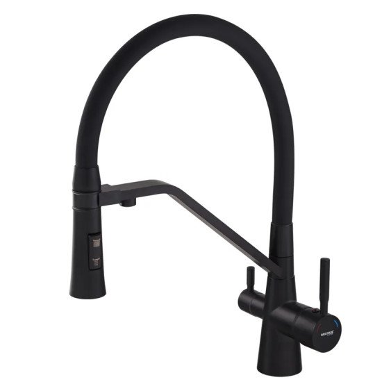 Смеситель для кухни Mixxus Premium Magnet 021 BLACK REFL.BLACK (MI6974)
