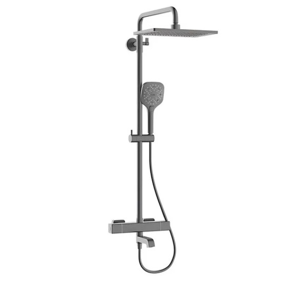 Душевая колонна с термостатическим смесителем Koer KB-57011-07, 3 функции (KR5217)