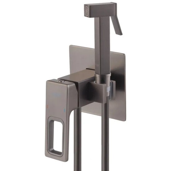Смеситель для гигиенического душа Koer KB-23009-07 (Цвет графит) (KR5983)