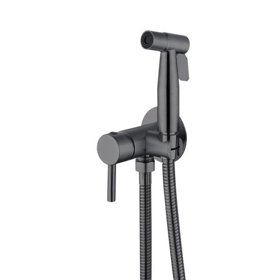 Смеситель для гигиенического душа Mixxus SUS-333 Graphite (с лейкой) из нерж.стали SUS304 (MI6565)