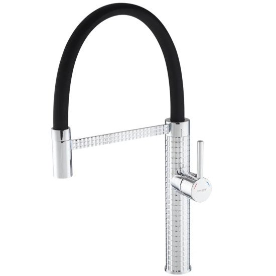 Смеситель для кухни Mixxus Premium Oliwer 017 REFL.BLACK (MI6965)