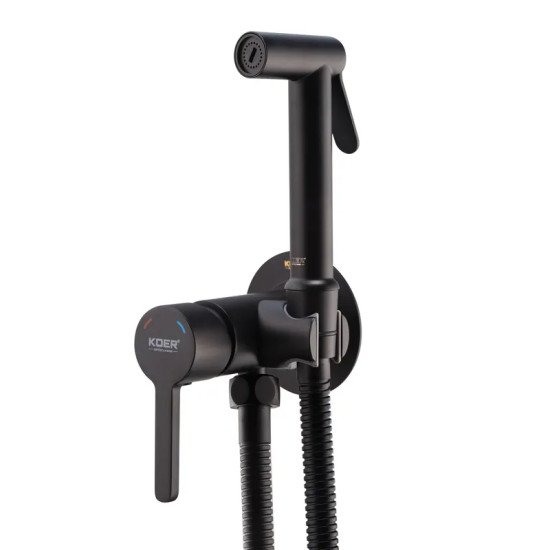 Смеситель для гигиенического душа Koer KB-23029-05 Цвет черный (KR5493)