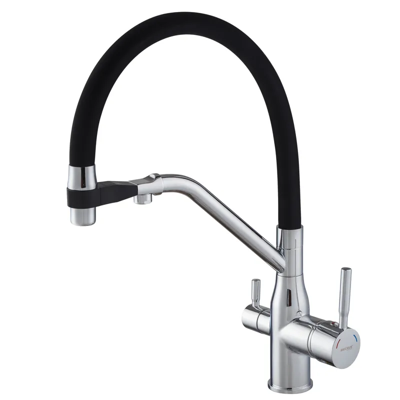 Смеситель для кухни Mixxus Premium Gravity 021 REFL.BLACK (MI6977)