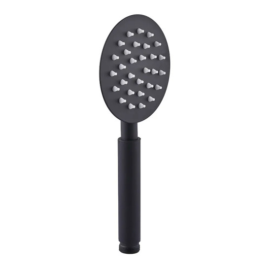 Лейка для душа Mixxus SH-01.SUS Black из нерж. стали SUS304 (упаковка блистер) (MI6699)