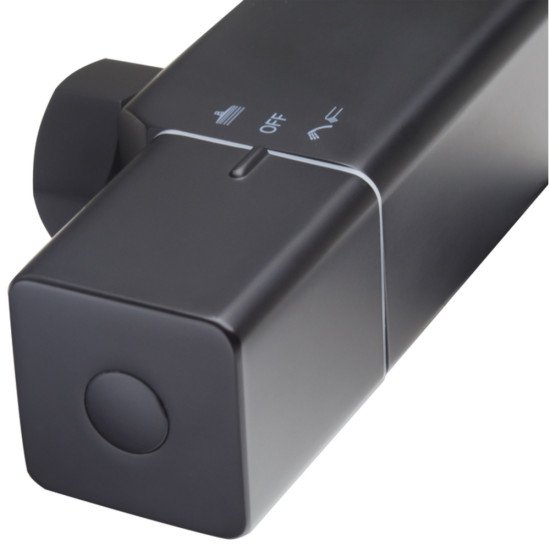 Душевая колонна с термостатическим смесителем Koer KB-57038-05 3 функции (Цвет черный) (KR5961)