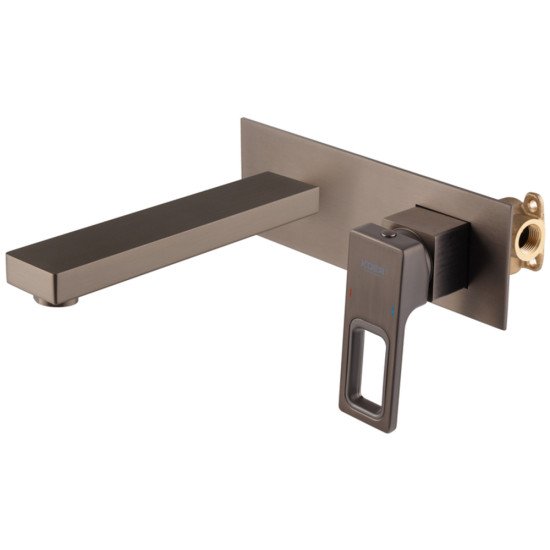 Смеситель для умывальника встраиваемый KOER KB-16009-07 (Цвет графит) (KR5981)