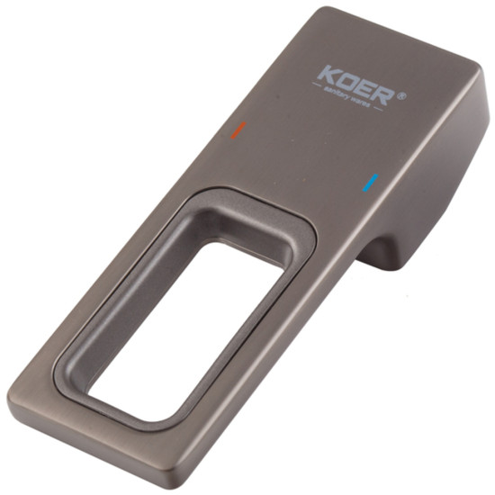Смеситель для умывальника встраиваемый KOER KB-16009-07 (Цвет графит) (KR5981)