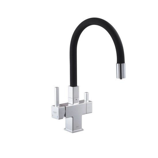 Смеситель для кухни Koer KB-72023-01 с выходом для питьевой воды (KR5008)