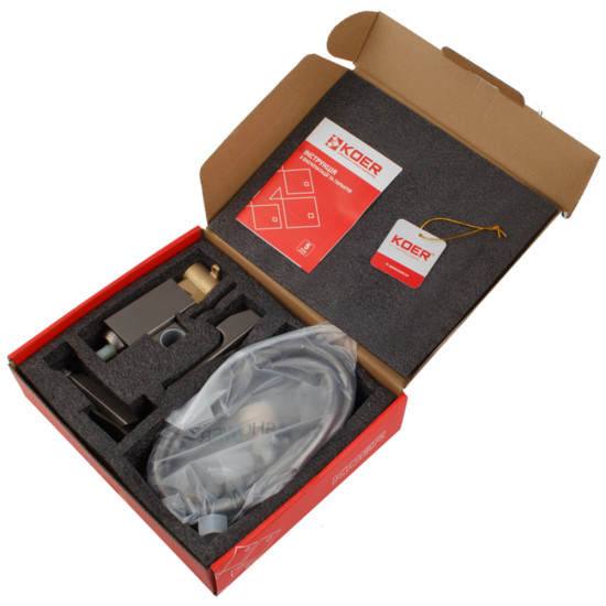 Смеситель для гигиенического душа Koer KB-23009-07 (Цвет графит) (KR5983)