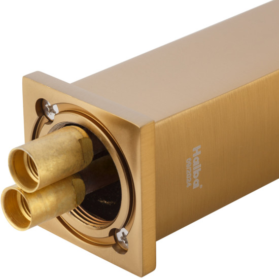 Змішувач для умивальника Haiba GAUDI 001 (HIGH) BRUSHED GOLD (HB9597)