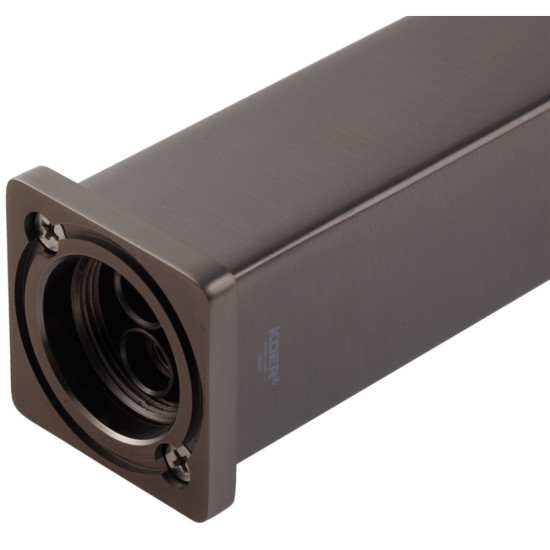 Смеситель для умывальника высокий KOER KB-11009-07 (Цвет графит) (KR5978)