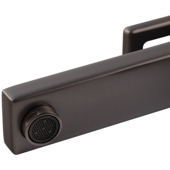 Смеситель для умывальника высокий KOER KB-11009-07 (Цвет графит) (KR5978)