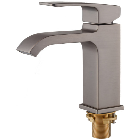 Смеситель для умывальника KOER KB-10037-07 (Цвет графит) (KR5999)
