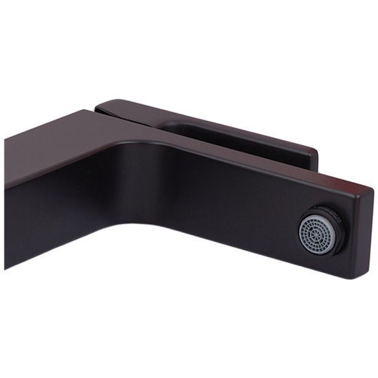 Змішувач для умивальника Koer KB-10009-05 (Колір чорний) (KR3499)