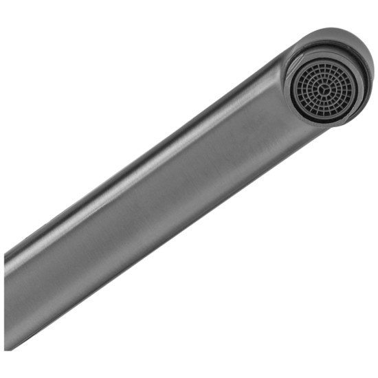 Смеситель для ванны ZERIX REX-006 (EURO) GRAPHITE из нерж. стали (Цвет графит) (ZX6120)