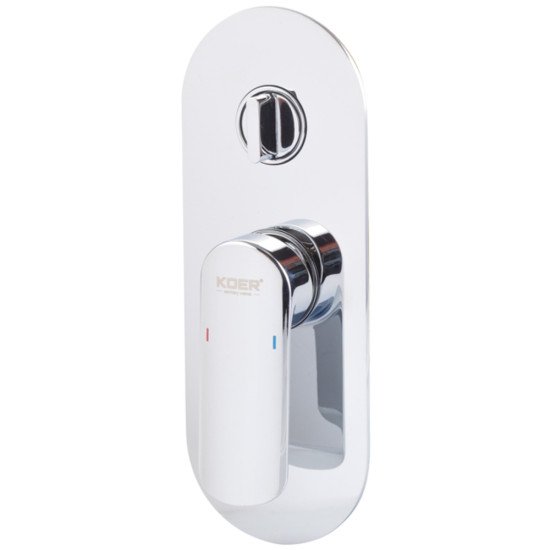 Душова система вбудована KOER KB-62028-01, 2 функції (Колір хром) (KR6008)