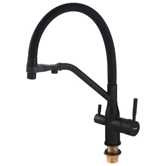 Змішувач для кухні Mixxus Premium Gravity 021 BLACK REFL.BLACK (MI6978)