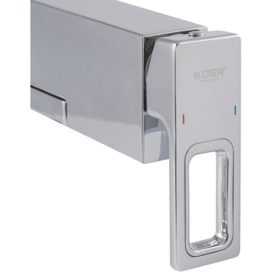 Смеситель для ванны с коротким изливом KOER KB-41009-01 (Цвет хром) (KR6017)