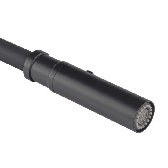 Смеситель для кухни Koer KI-70026-05 с черным силиконовым изливом (KR5210)