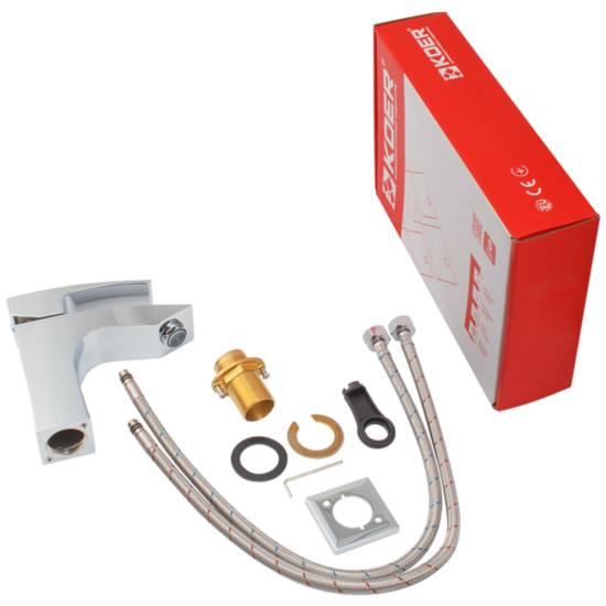 Змішувач для умивальника Koer KB-10007-01 (Колір хром) (KR3438)