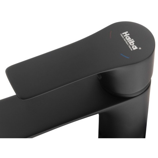 Змішувач для умивальника HAIBA MILANO 001 BLACK (Колір чорний) (HB4034)