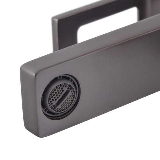 Смеситель для умывальника Haiba Kant 001 Graphite (Цвет графит) (HB9664)