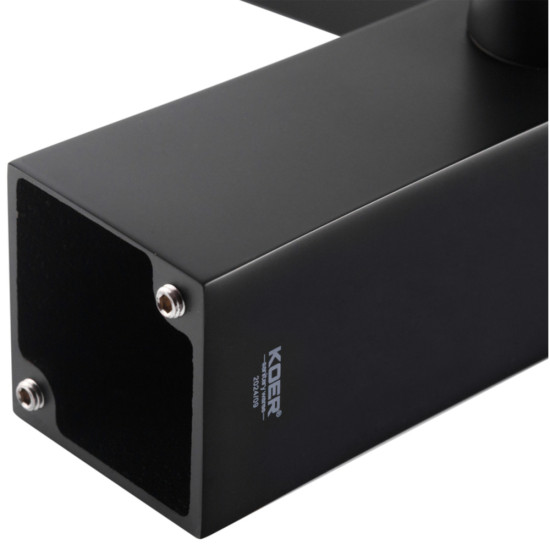 Смеситель на борт ванны Koer KB-43007-05 на 3 отверстия (Цвет черный) (KR3453)