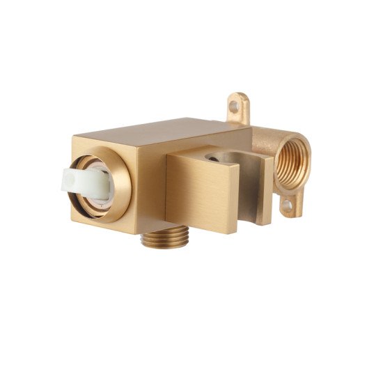 Змішувач для гігієнічного душу Haiba KUBUS 002 (INNER) BRUSHED GOLD (HB9625)