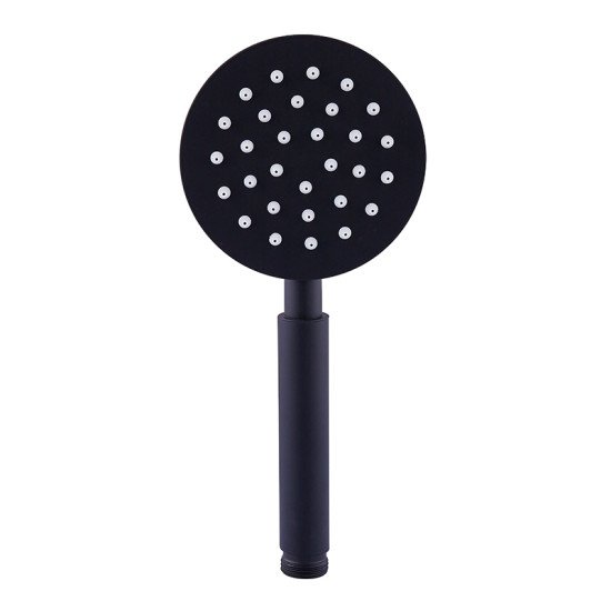 Лейка для душа Mixxus SH-01.SUS Black из нерж. стали (MI6119)
