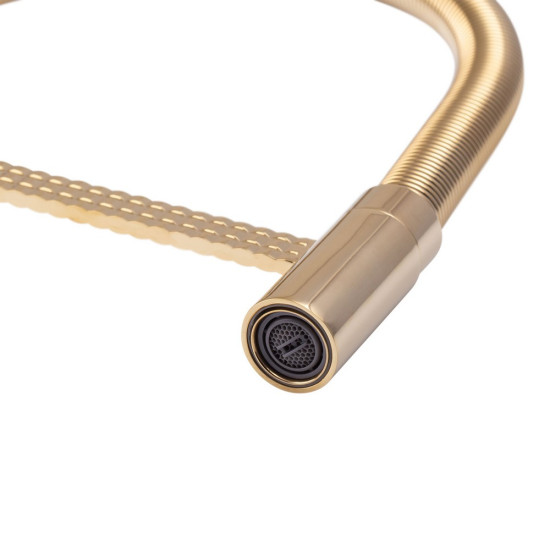 Смеситель для кухни Mixxus Premium Spark 017 GOLD (MI6972)