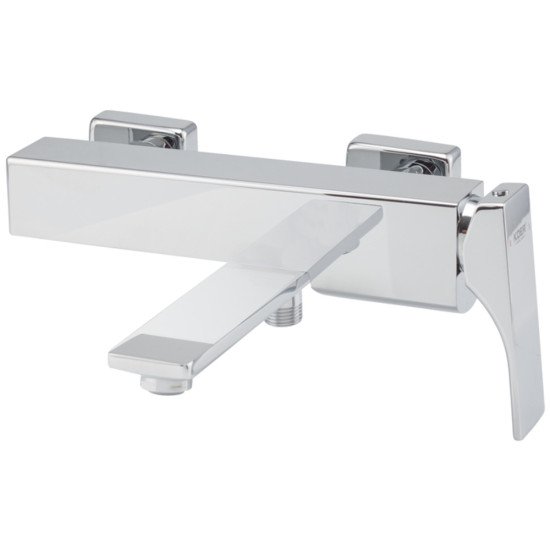 Смеситель для ванны с коротким изливом Koer KB-41010-01 (Цвет хром) (KR3484)