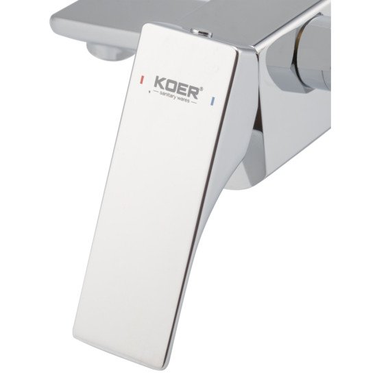 Смеситель для ванны с коротким изливом Koer KB-41010-01 (Цвет хром) (KR3484)
