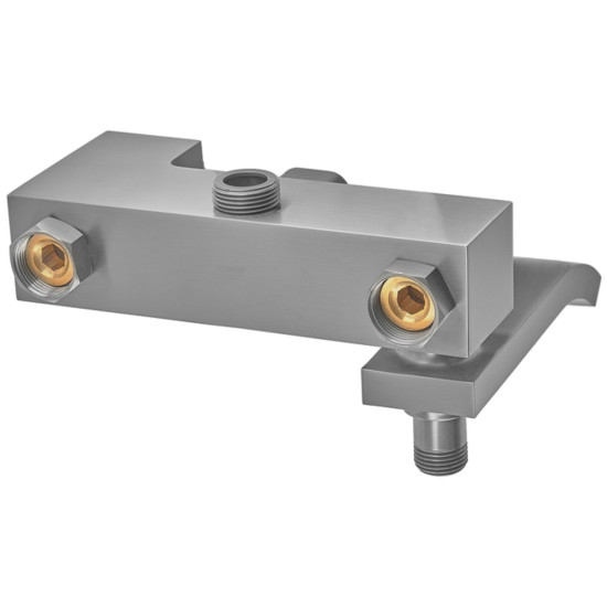 Душевая колонна со смесителем Koer KB-56007-07, 3 функции (Цвет графит) (KR5160)