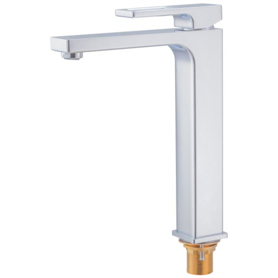 Смеситель для умывальника Koer KB-11009-01 высокий (Цвет хром) (KR3500)