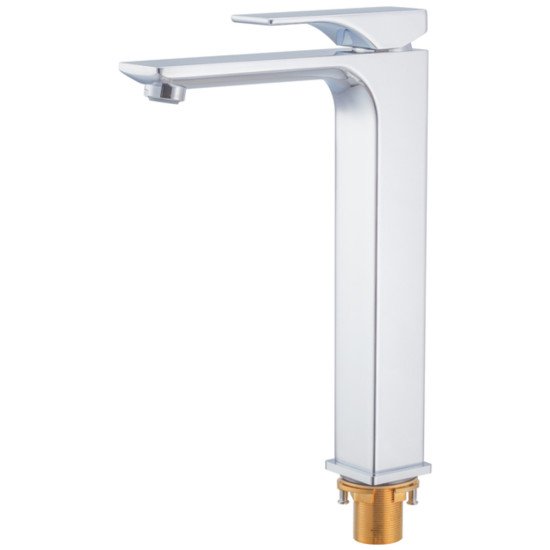 Смеситель для умывальника Koer KB-11010-01 высокий (Цвет хром) (KR3482)