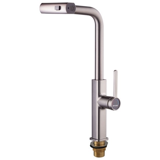 Змішувач для кухні з висувним виливом Mixxus Premium HAMMER 014 GRAPHITE (MI6955)