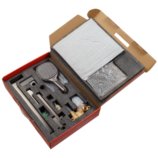 Душова система вбудована KOER KB-66009-07 3 функції (Колір графіт) (KR5991)