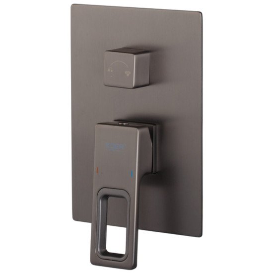 Душевая система встраиваемая KOER KB-66009-07 3 функции (Цвет графит) (KR5991)