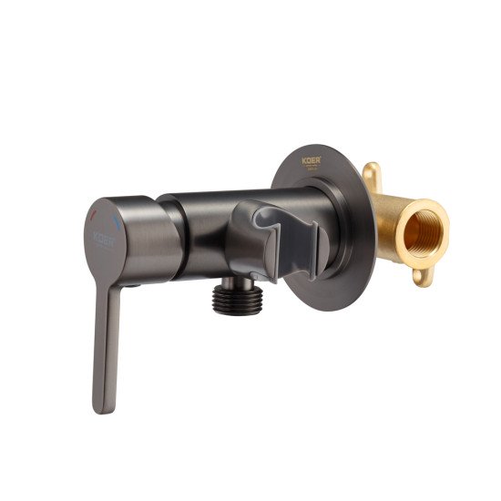 Смеситель для гигиенического душа Koer KB-23029-07 Цвет графит (KR5499)