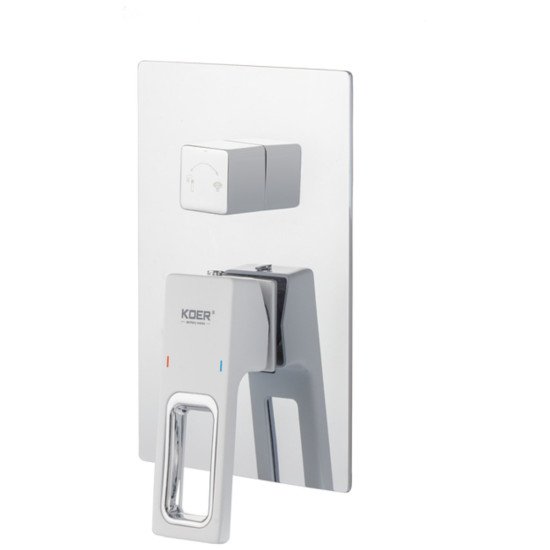Душова система вбудована KOER KB-66009-04 3 функції (Колір хром+білий) (KR5990)