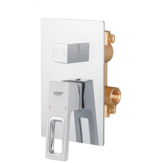 Душова система вбудована KOER KB-66009-04 3 функції (Колір хром+білий) (KR5990)