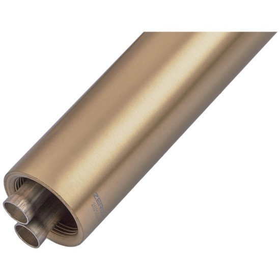 Змішувач для умивальника ZERIX REX-001-B BRUSHED GOLD з нерж. сталі (Колір матове золото) (ZX6116)