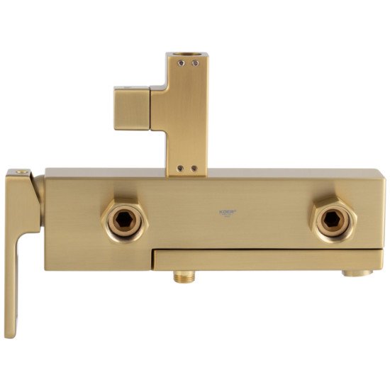 Душевая колонна со смесителем KOER KB-56009-12 3 функции (Цвет матовое золото) (KR5989)