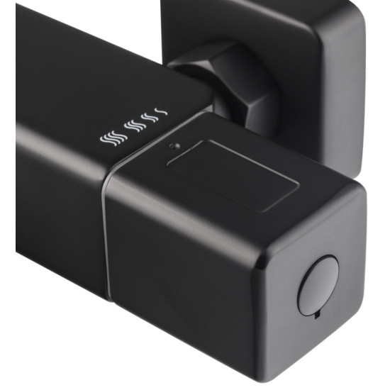 Термостатичний змішувач для ванни з коротким виливом Koer KB-47011-05 (Колір чорний) (KR4721)