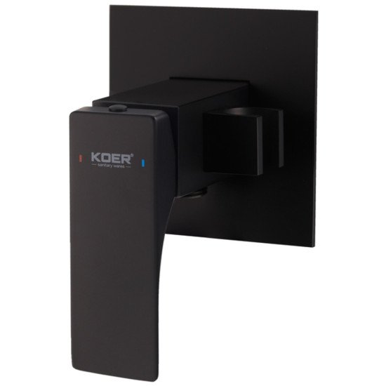 Смеситель для гигиенического душа Koer KB-23010-05 (Цвет черный) (KR3497)